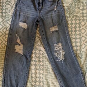 SO High Rise Distressed Denim Jeans